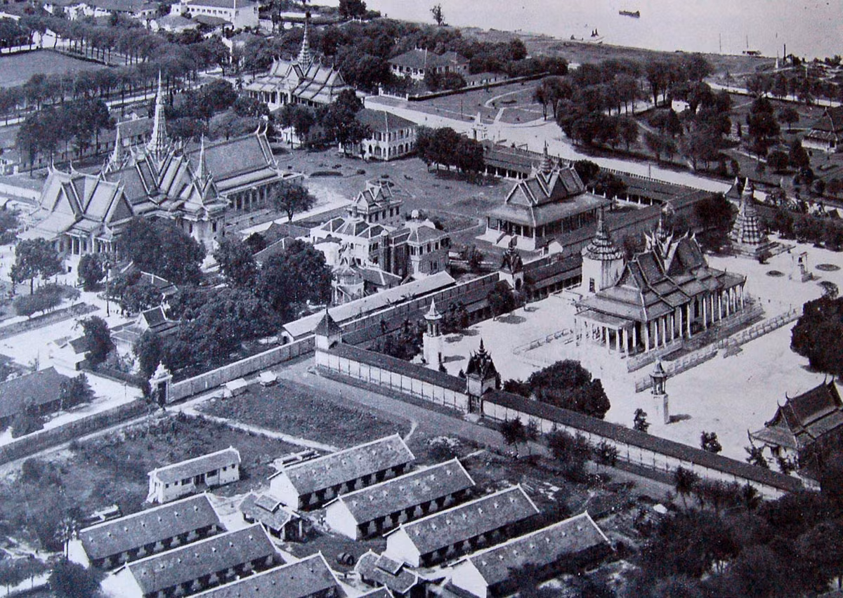 Một bức ảnh Hoàng cung Phnom Penh được chụp năm 1929.