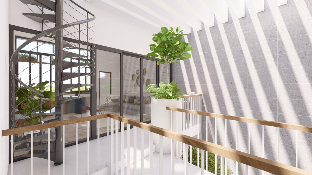 "Cuộc sống hiện đại đầy xô bồ, bon chen và mệt mỏi. Chính vì thế khi thiết kế cho các gia chủ, chúng tôi luôn muốn truyền tải những năng lượng tích cực, đưa vào không gian sống của họ những yếu tố nghỉ dưỡng", anh Thuận Đặng chia sẻ.