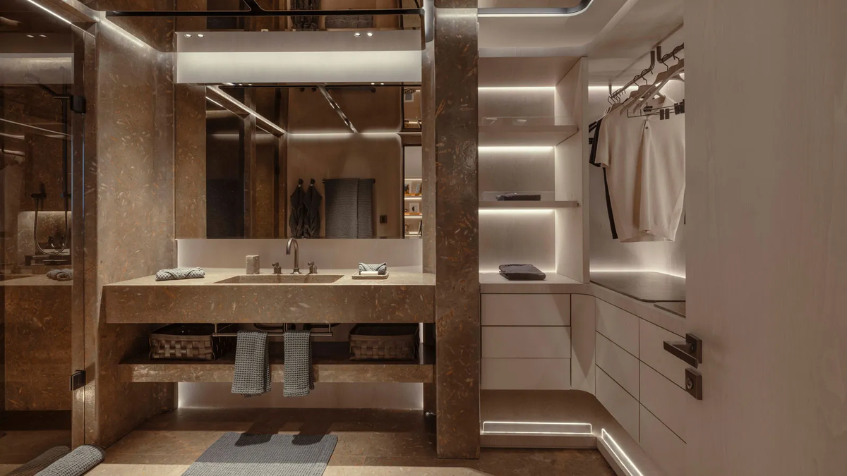 Trong mỗi phòng ngủ còn có khu vực làm việc riêng.