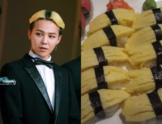 Kiểu tóc của G-Dragon khiến người ta liên tưởng đến...sushi trứng.