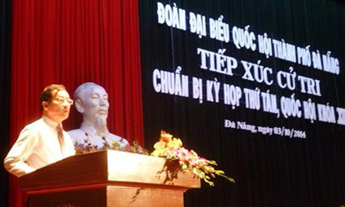 Chủ tịch Ủy ban MTTQ VN TP Đà Nẵng Nguyễn Mạnh Hùng. Ảnh: HC