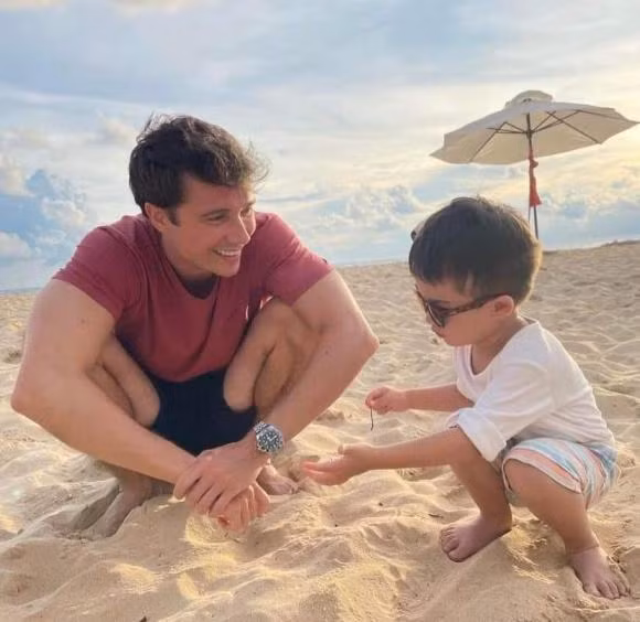 Chong cu cua Hoang Oanh dang loi chia se xuc dong sau ly hon