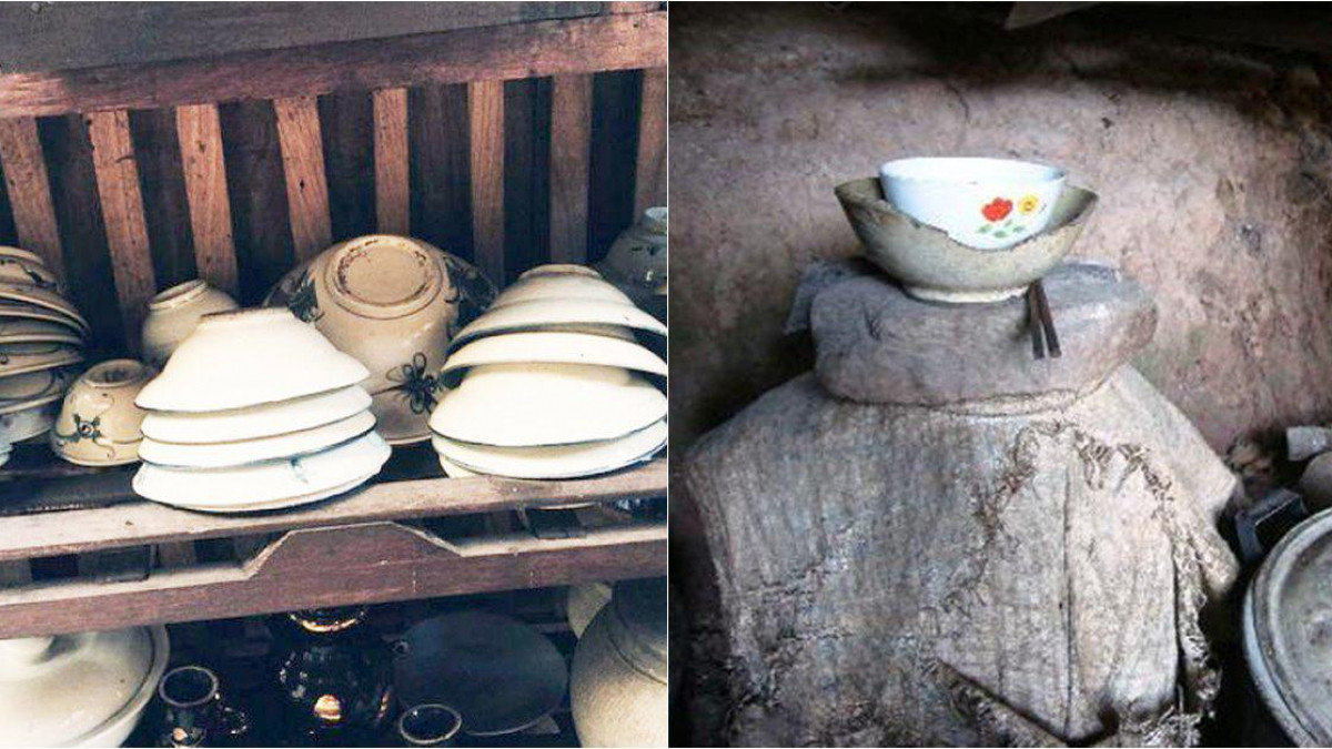 Trong trường hợp không thể sử dụng được những chiếc bát cũ đó nữa bạn có thể, gói chúng trong giấy đỏ hoặc tấm vải đỏ rồi mới vứt đi chứ không vứt ngay vào sọt rác. Theo cách này có thể tránh cho phúc lộc trong nhà tiêu tan, công việc đổ bể, sự nghiệp sa sút.