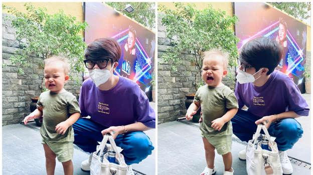 Ho Ngoc Ha 'bat luc' hanh dong cua Leon moi khi gap nguoi la-Hinh-6