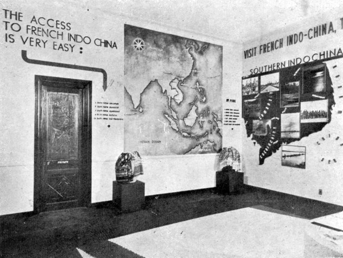 Gian thông tin du lịch. Ảnh: Entreprises-coloniales.fr.