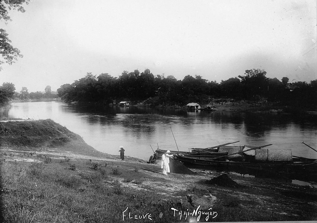 Sông Cầu ở Thái Nguyên.