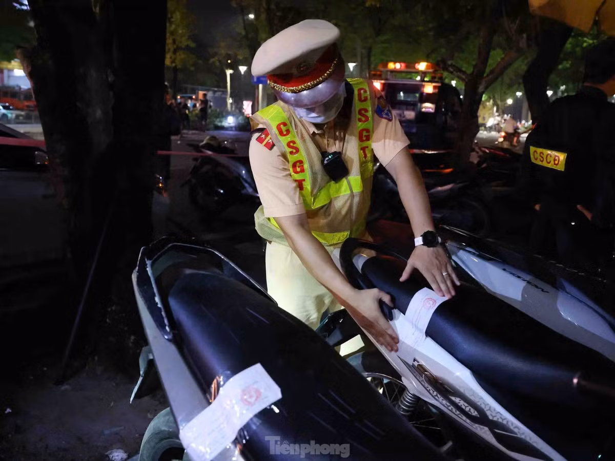 Nhiều phương tiện bị tạm giữ.