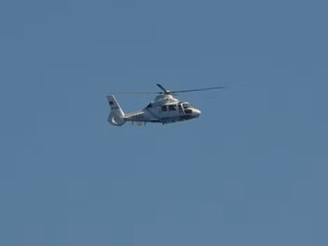 Trực thăng Trung Quốc sáng nay liên tục bay độ cao thấp, chụp ảnh ghi hình tàu Việt Nam. Ảnh minh họa