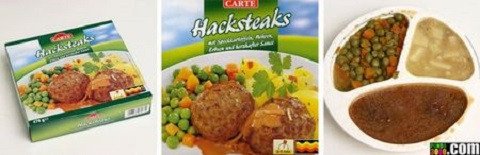 Bữa ăn thực tế không ngon mắt như trên bao bì