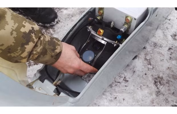 Bộ phận cảm biến bên trong UAV.