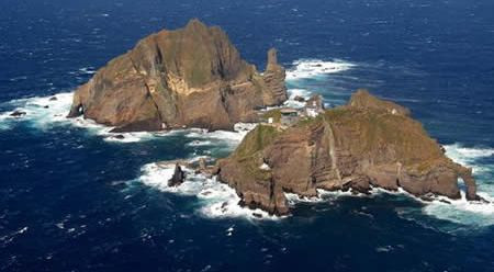 Quần đảo Takeshima/ Dokdo là tâm điểm trong cuộc tranh chấp chủ quyền giữa Hàn Quốc và Nhật Bản.