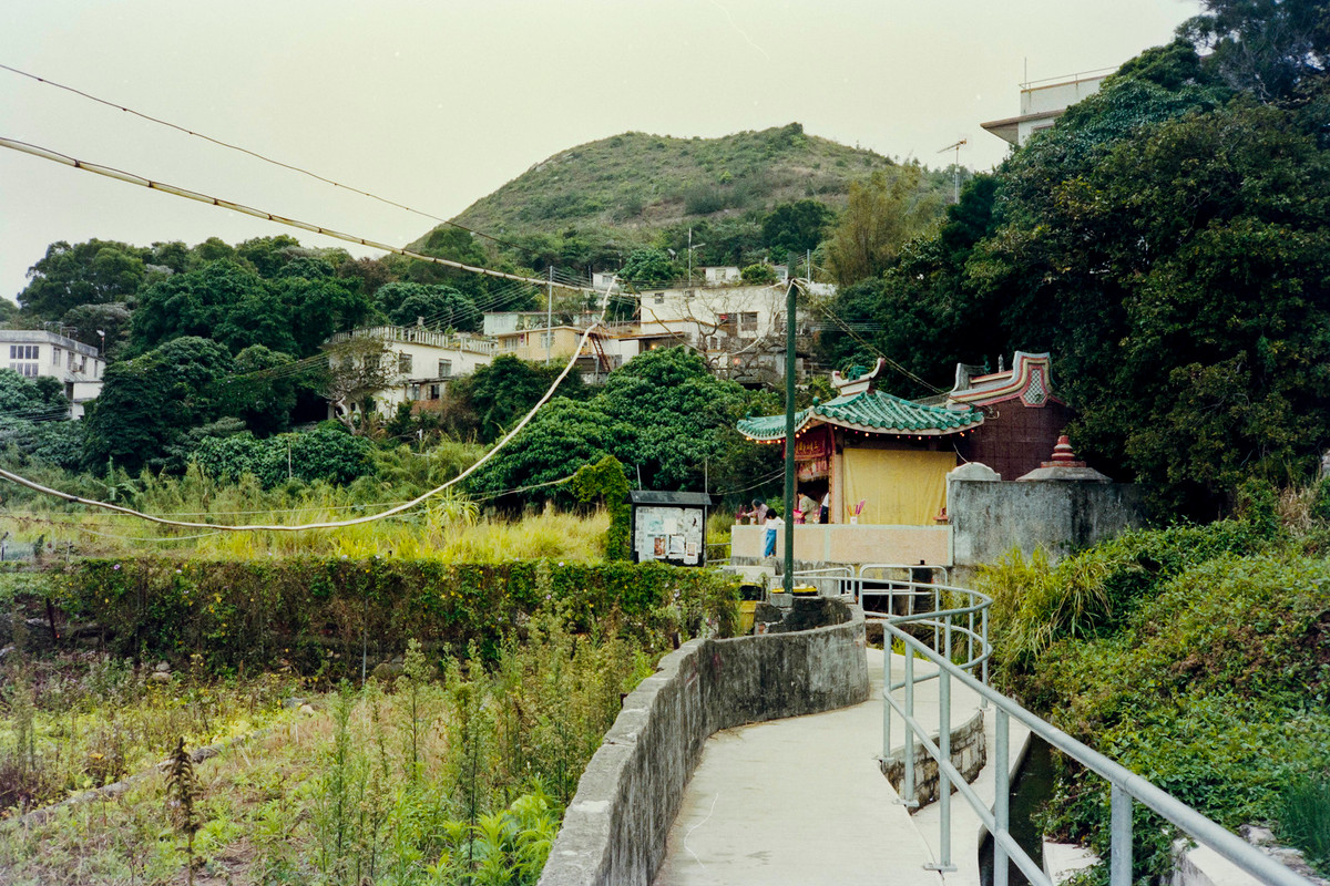 Khu dân cư trên đảo Lam Nha.