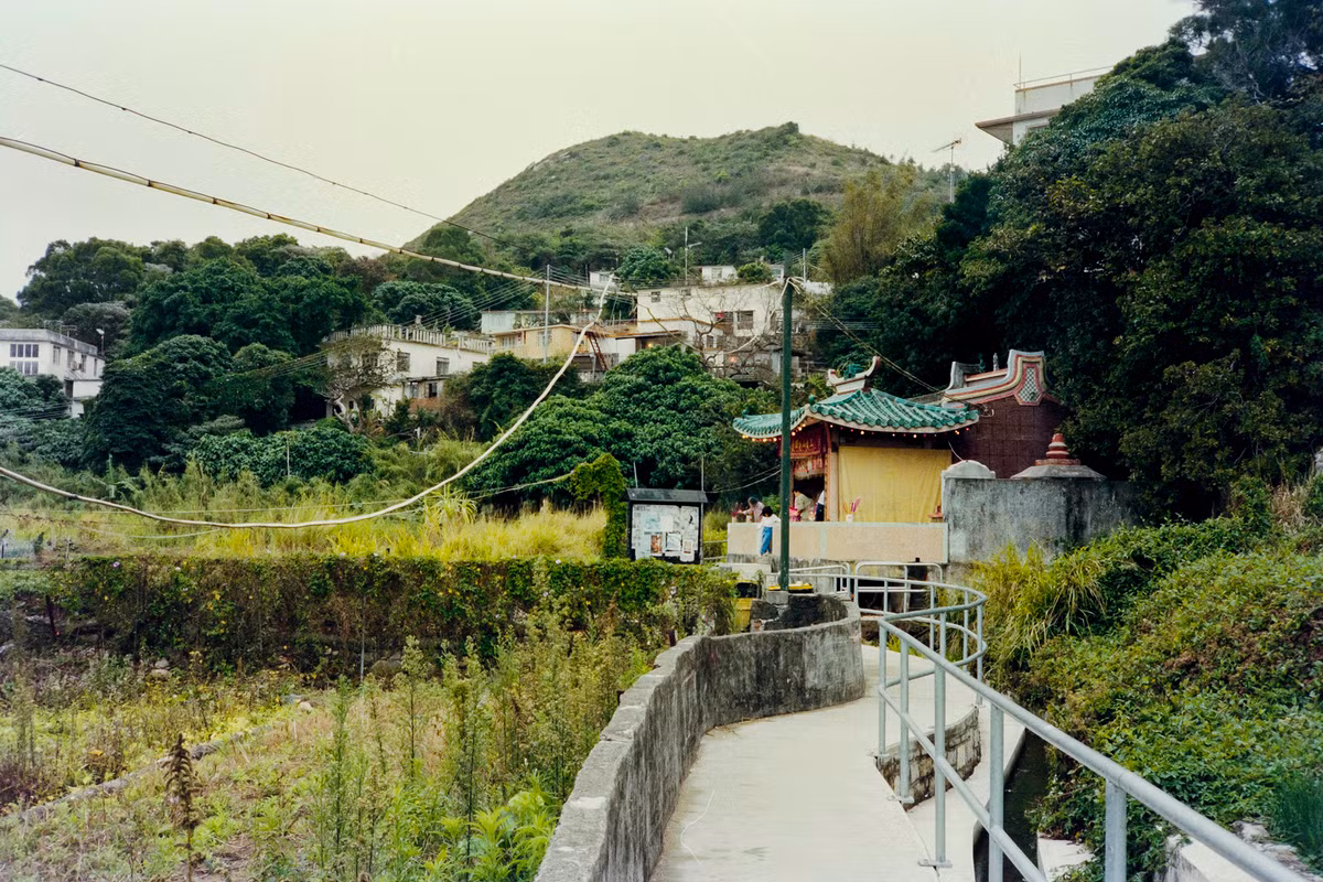 Khu dân cư trên đảo Lam Nha.