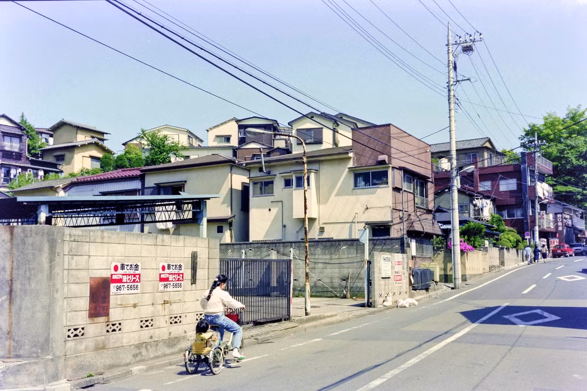 Con phố nơi người chụp ảnh sinh sống ở Narimasu 2-Chōme.