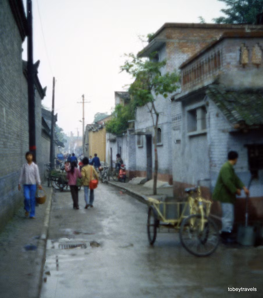 Những con đường nhỏ ở Tây An.