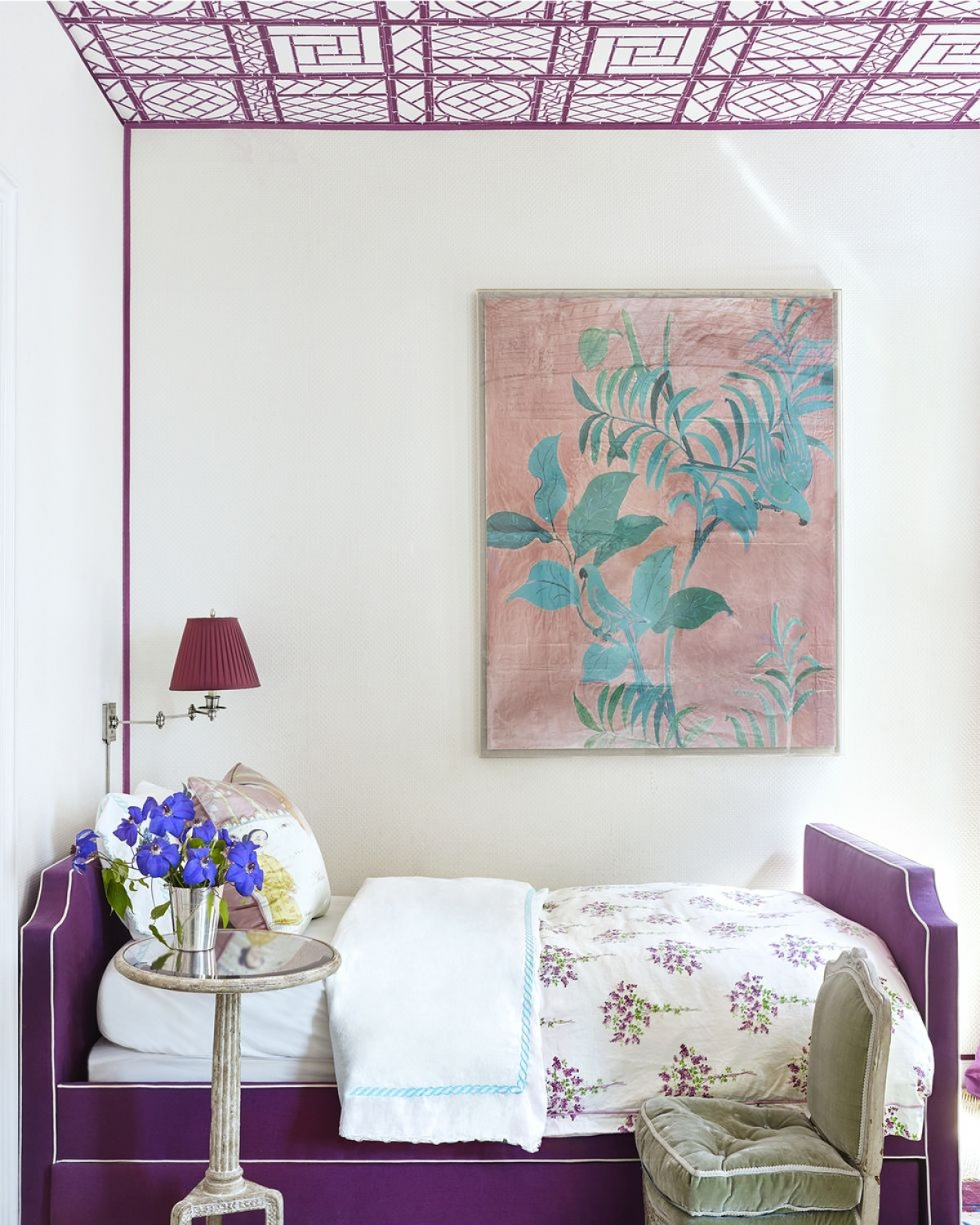 Lang man voi phong ngu tim sang trong quyen ru