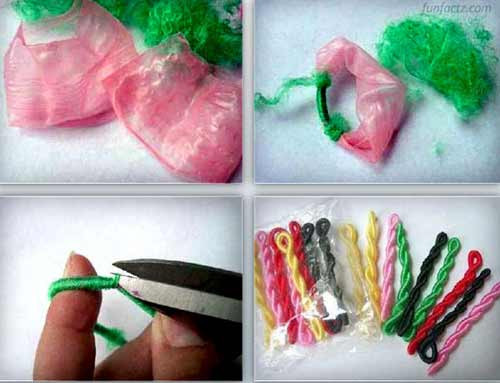 Dây buộc tóc bao cao su với độ đàn hồi cao rất được ưa thích.