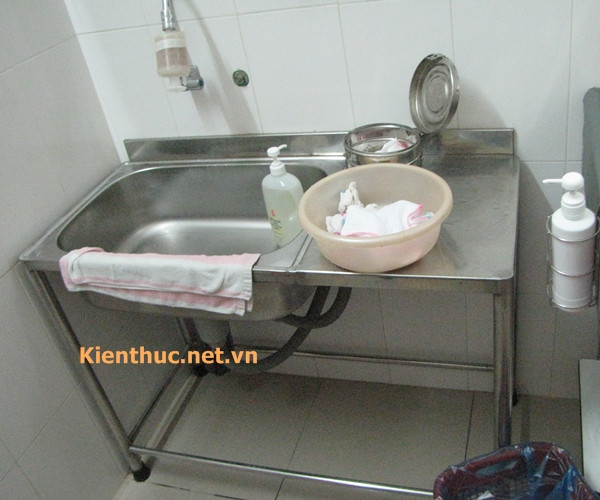 Khu vực tắm cho em bé