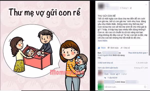 Rung dong buc thu gui con re tuong lai cua me vo