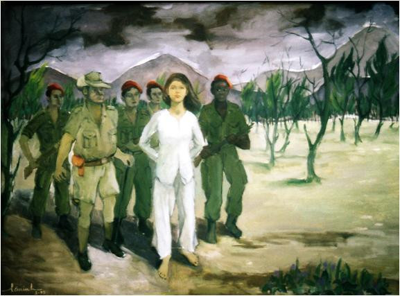 Liệt sĩ Võ Thị Sáu tên thật Nguyễn Thị Sáu (1933 - 1952) là một chiến sĩ cách mạng hoạt động tại địa bàn tỉnh Bà Rịa. Trong quá trình hoạt động, chị dùng lựu đạn tiêu diệt nhiều tên ác ôn có nợ máu với đồng bào trước khi bị địch bắt năm 1950. Không khuất phục được Võ Thị Sáu, thực dân Pháp vẫn đưa chị ra tòa xét xử và kết án tử hình dù chị chưa đến tuổi thành niên. Để che giấu tội ác, giặc Pháp đày chị ra Côn Đảo chờ ngày đủ tuổi để thi hành bản án.