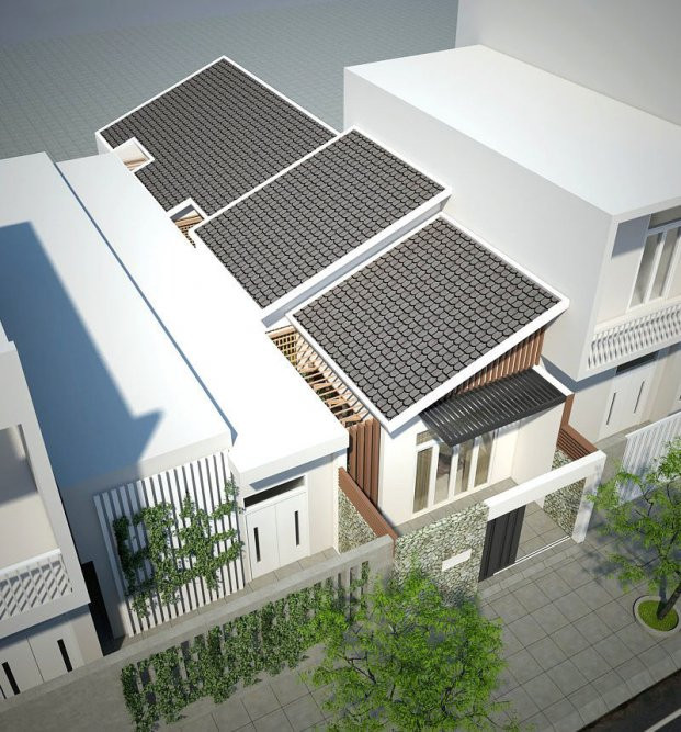 So với nhà mái thái hoặc mái bằng thì mái xéo thích hợp với các gia đình sinh sống ở thành thị hơn nông thôn.