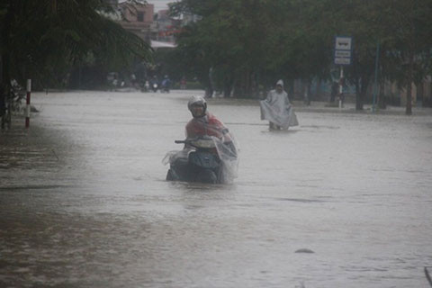 Trong khi đó, tại Phú Yên đang bơi qua sông Kim Sơn để kiểm tra trâu bò đang chăn thả thì anh Trần Thế Giảng (17 tuổi ở Nghĩa Điền, xã Ân Nghĩa, huyện Hoài Ân) đã bị nước cuốn trôi.