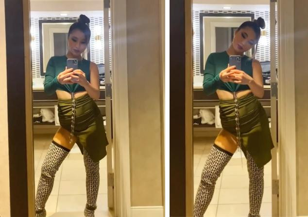 Hương Tràm đi hát với trang phục như áo tắm đóng khố gây tranh cãi - Hình 5 Huong Tram di hat voi trang phuc nhu ao tam dong kho gay tranh cai-Hinh-5