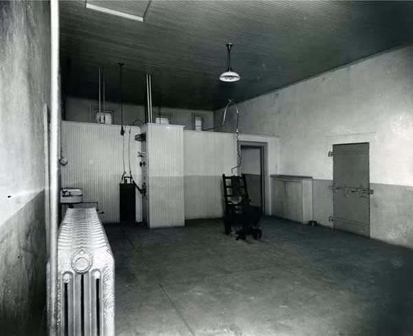 Tờ New York Daily News đã đăng bức ảnh này và bán hết 750.000 bản trong ngày nhưng suýt nữa thì tờ báo này phải hầu toà vì bí mật chụp ảnh tử tù ngồi ghế điện. Trong ảnh là phòng hành hình tù nhân ở nhà tù Sing Sing.