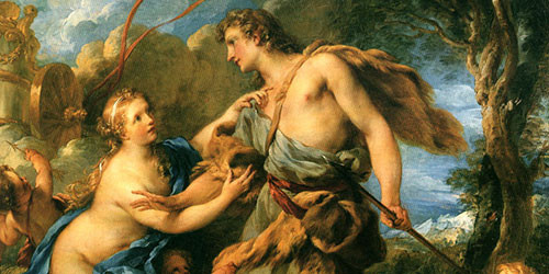 Một số truyền thuyết cho rằng, con lợn rừng này chính là do Hephaestus (hay còn gọi Vulcan) tức chồng của Aphrodite giả dạng hoặc là do người yêu của Aphrodite tức thần chiến tranh Ares. Máu của Adonis rơi xuống đâu thì nơi đó mọc thành hoa Hải quỳ.