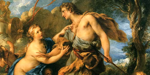 Một số truyền thuyết cho rằng, con lợn rừng này chính là do Hephaestus (hay còn gọi Vulcan) tức chồng của Aphrodite giả dạng hoặc là do người yêu của Aphrodite tức thần chiến tranh Ares. Máu của Adonis rơi xuống đâu thì nơi đó mọc thành hoa Hải quỳ.