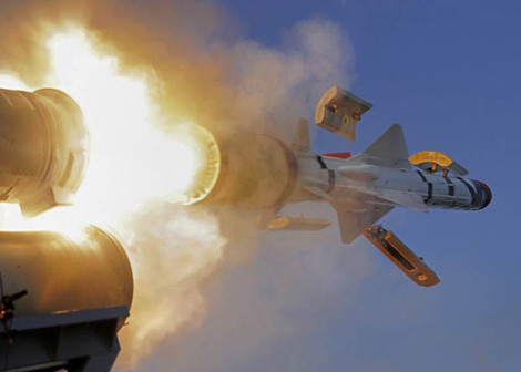 Tên lửa hành trình chống tàu MM40 Exocet.