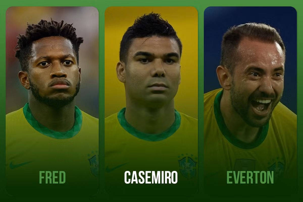 Casemiro (Man United) là nhân tố không thể thiếu ở tuyến giữa Brazil trong vài năm trở lại đây. Anh có thể chơi tốt trong sơ đồ 4-2-3-1 hoặc 4-3-3. Trước đây, huấn luyện viên Tite thường để Casemiro đá cặp với Fred (Man United) ở khu vực giữa sân. Tuy nhiên, việc thi đấu không thường xuyên trong thời gian gần đây có thể làm giảm cơ hội đá chính của Fred. Trong khi đó, Everton Ribeiro (Flamengo) sẽ có kỳ World Cup đầu tiên ở tuổi 33.