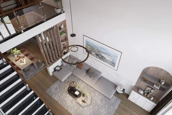 Mẫu nhà gác lửng đẹp, kinh phí phù hợp với vợ chồng trẻ - Hình 3 Mau nha gac lung dep, kinh phi phu hop voi vo chong tre-Hinh-3