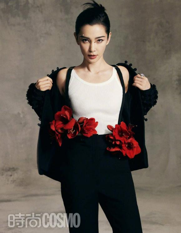 Lý Băng Băng trẻ đẹp trên trang bìa Cosmo số mới.