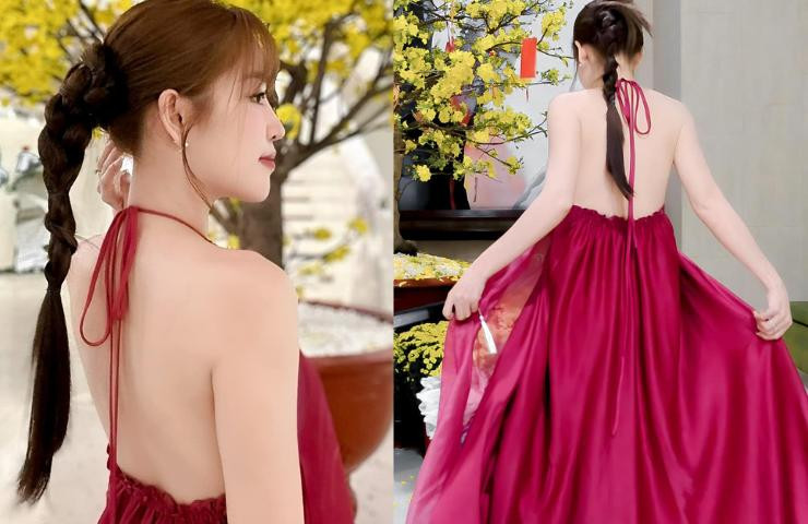 ốt không phòng hộ, hở trọn lưng được nhiều người đẹp yêu thích.