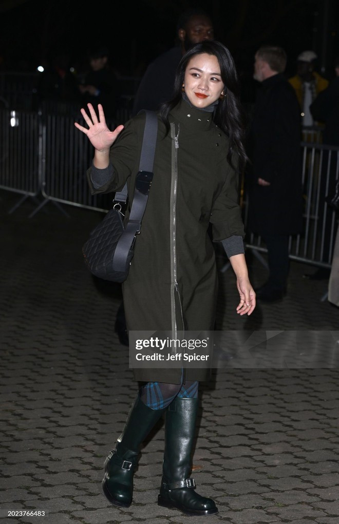 Ngôi sao Trung Quốc Thang Duy khoe sắc trong tuần lễ thời trang London. Ảnh: Getty.