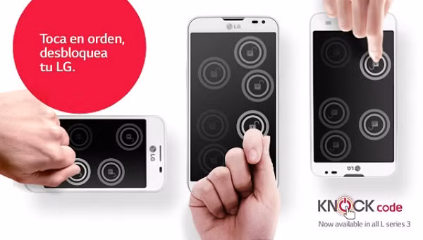 Gõ vào màn hình để mở khoá