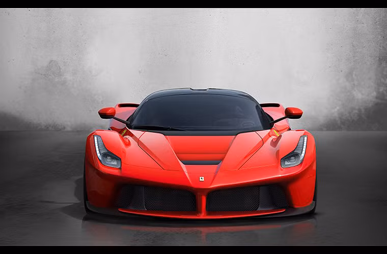 Chiếc FXX K rất thấp, chiều cao chỉ 1.116mm, trục cơ sở 2.650mm, chiều dài 4.896mm và rộng 2.051mm.