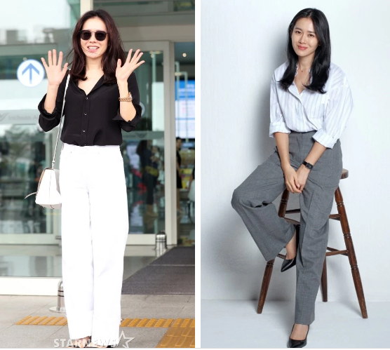 Son Ye Jin mac quan ong rong du dep cung khong the hack dang