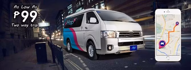  u-Hop (Philippines). u-Hop là dịch vụ ứng dụng đầu tiên của thế giới dựa trên theo yêu cầu đưa - đón và được giới thiệu trong các hội nghị công nghệ cao trên thế giới. Chỉ trong bốn tháng, công ty đạt hơn 550.000 thành viên tích cực, 17.000 trình điều khiển hoạt động và bao phủ sáu thành phố. Dịch vụ sẽ mở rộng tại 27 thành phố lớn của Philippines vào cuối năm 2015 và 10 nước châu Á vào tháng 6/2016. 