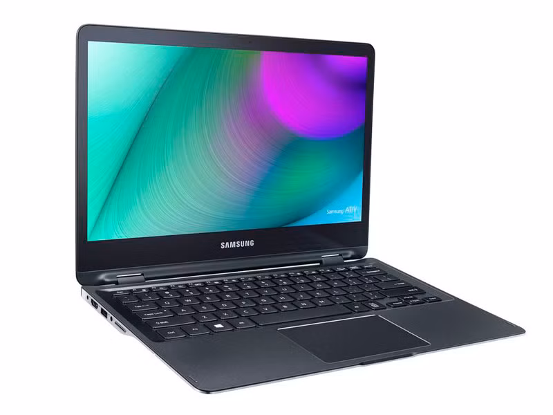 Giống như những chiếc laptop lai máy tính bảng khác, Samsung Ativ Book 9 Pro cũng có phần bản lề khá linh hoạt giúp người dùng có thể xoay, gập máy một cách dễ dàng.