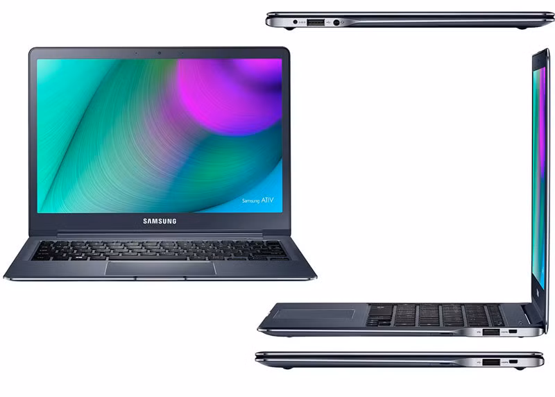 Hãng điện tử Samsung vừa trình làng chiếc laptop lai máy tính bảng Ativ Book 9 Pro.