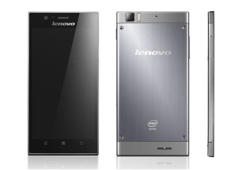 3. Lenovo K900. Lenovo K900 được trình làng vào năm ngoái có cấu hình tốt và ngoại hình đẹp với thiết kế sang trọng và lịch lãm. Được hỗ trợ bởi Intel, Lenovo K900 là một chiếc điện thoại thông minh sử dụng Android đặc biệt nhất vào thời điểm bây giờ. Siêu mỏng chỉ 6.9mm với một vỏ kim loại mảnh dẻ và cứng cáp, K900 sở hửu công nghệ máy ảnh tiên tiến nhất 13MP, màn hình 5.5-inch full HD (1080p, 400ppi) giúp người dùng có thể thưởng thức các ứng dụng, hình ảnh, videos và games sống động nhất. Giá tham khảo: khoảng 6,49 triệu đồng. 