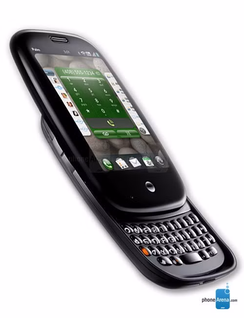  7. Palm Pre. Ra mắt giữa năm 2009, Palm Pre là smartphone đầu tiên trên thế giới chạy nền tảng webOS - một sản phẩm đã được Palm đặt rất nhiều kì vọng. Palm Pre có màn hình cảm ứng 3,1 inch độ phân giải 320 x 480 pixel, bàn phím QWERTY trượt dọc, vi xử lý 600 MHz, RAM 256 MB và bộ nhớ trong lên đến 8 GB. Sau Pre, Palm tiếp tục giới thiệu Pre Plus, Pre 2 và Pre 3 nhưng không thu được thành công như mong đợi. Cuối cùng, chính Palm cũng phải bán mình cho HP, sau đó webOS được LG mua lại để trang bị cho các dòng smart TV và thiết bị đeo thông minh.
