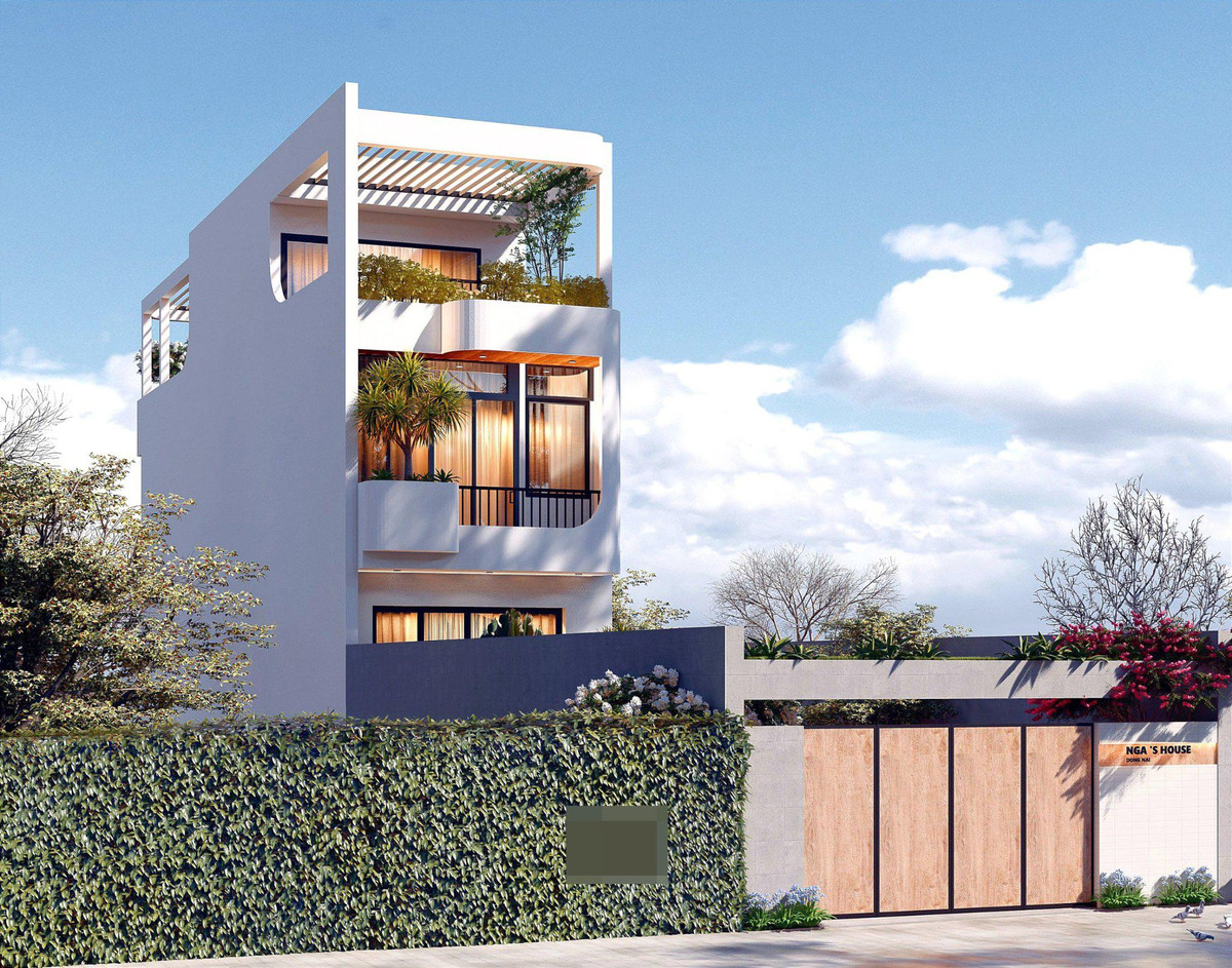 Nhà phố giảm nhiệt ngày hè bằng vườn treo râm mát, nội thất độc đáo Nha pho giam nhiet ngay he bang vuon treo ram mat, noi that doc dao