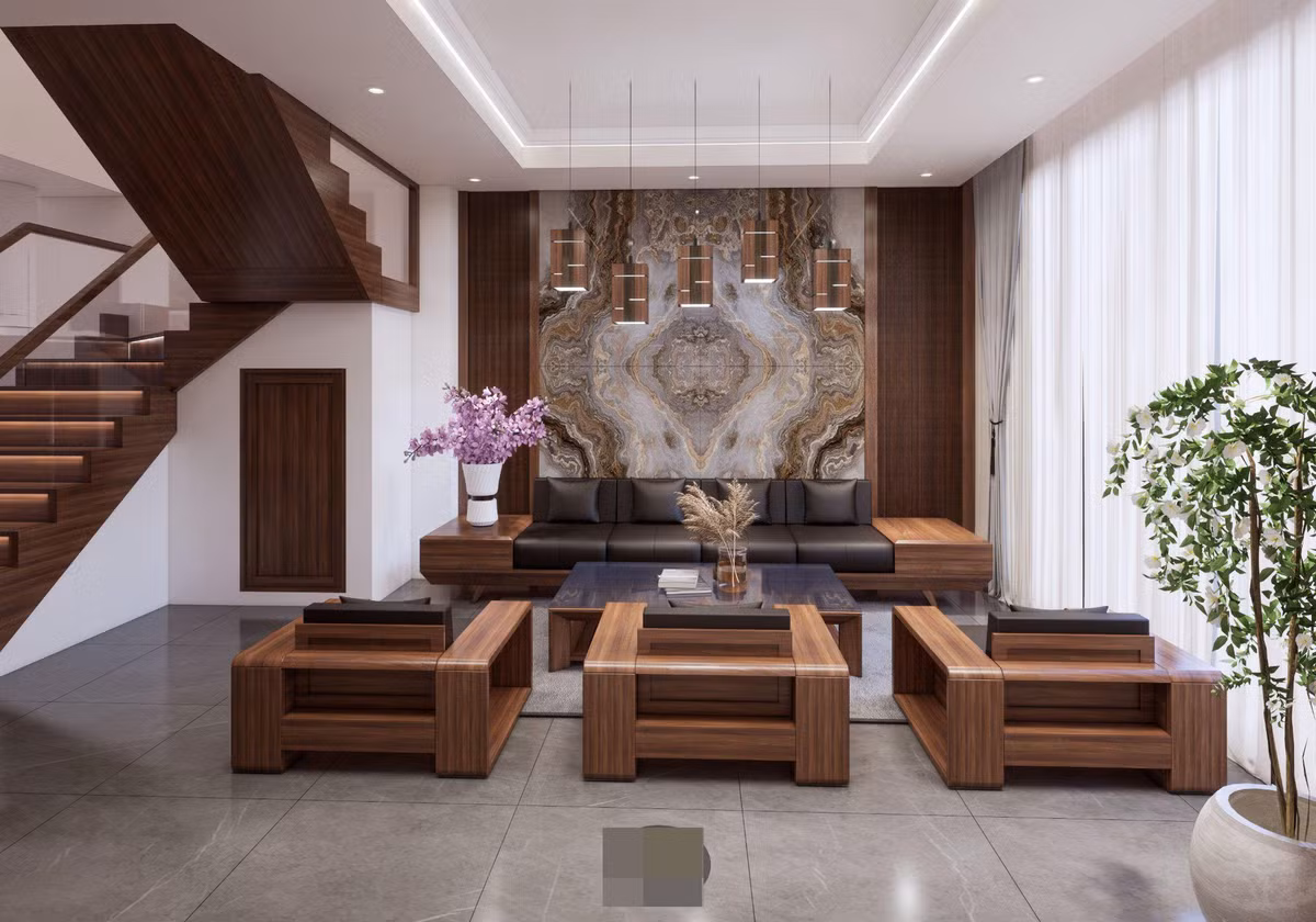 Nha pho giam nhiet ngay he bang vuon treo ram mat, noi that doc dao-Hinh-7