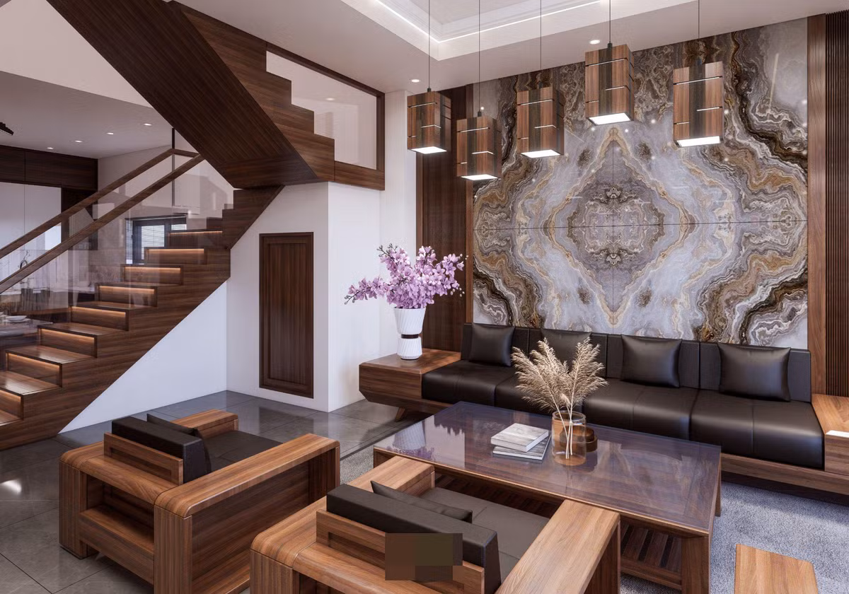 Nha pho giam nhiet ngay he bang vuon treo ram mat, noi that doc dao-Hinh-5