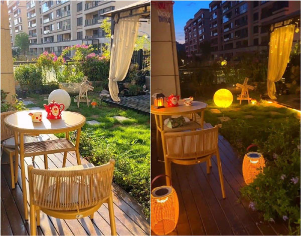 Khu vuon san thuong dep ong bo tu tay thiet ke cho con gai-Hinh-2