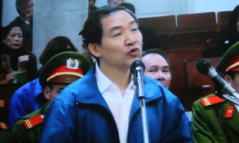 Bị cáo Dương Chí Dũng.