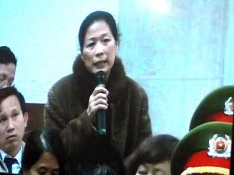 Bà Phương (ảnh chụp qua màn hình).